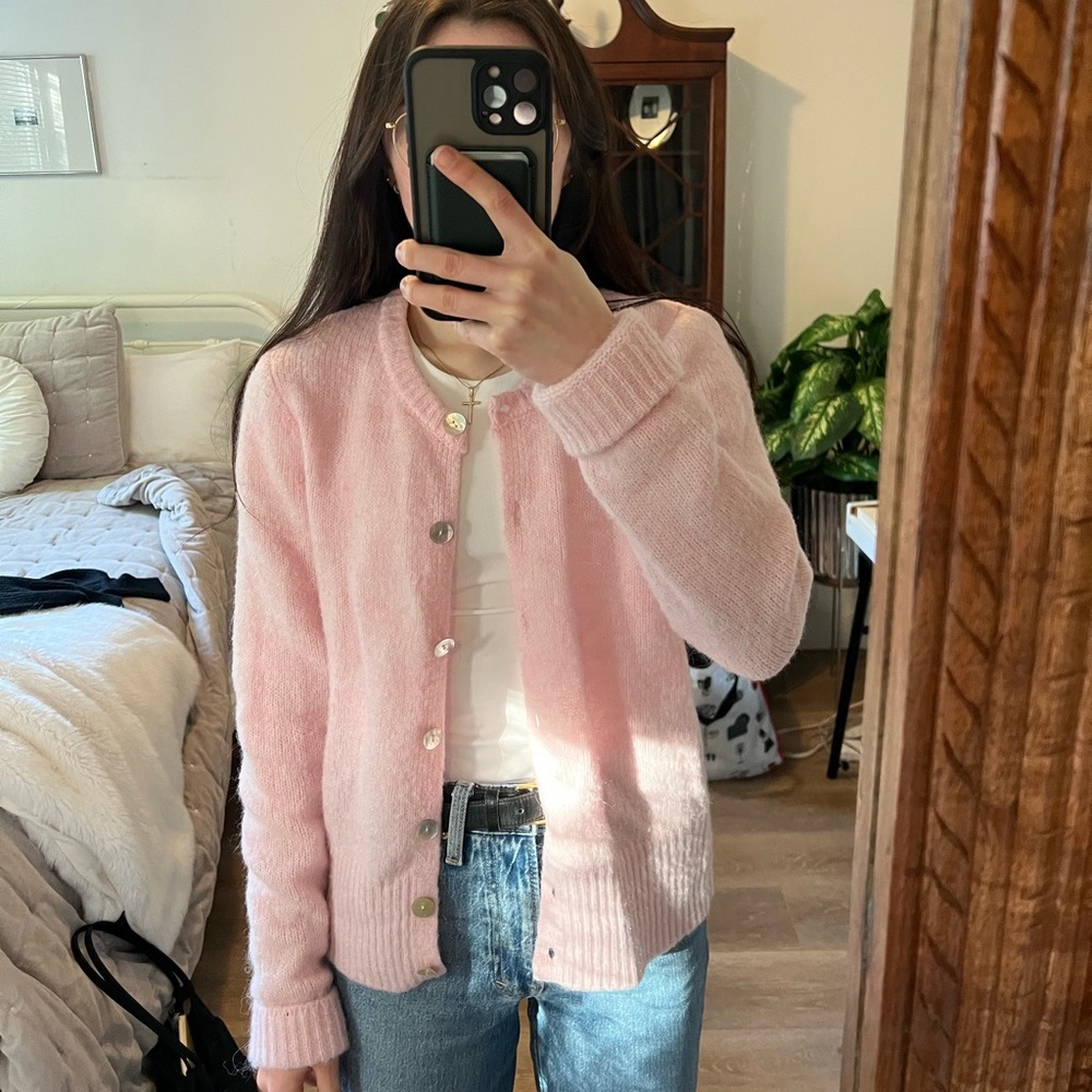 Dynamite Pink Cardigan